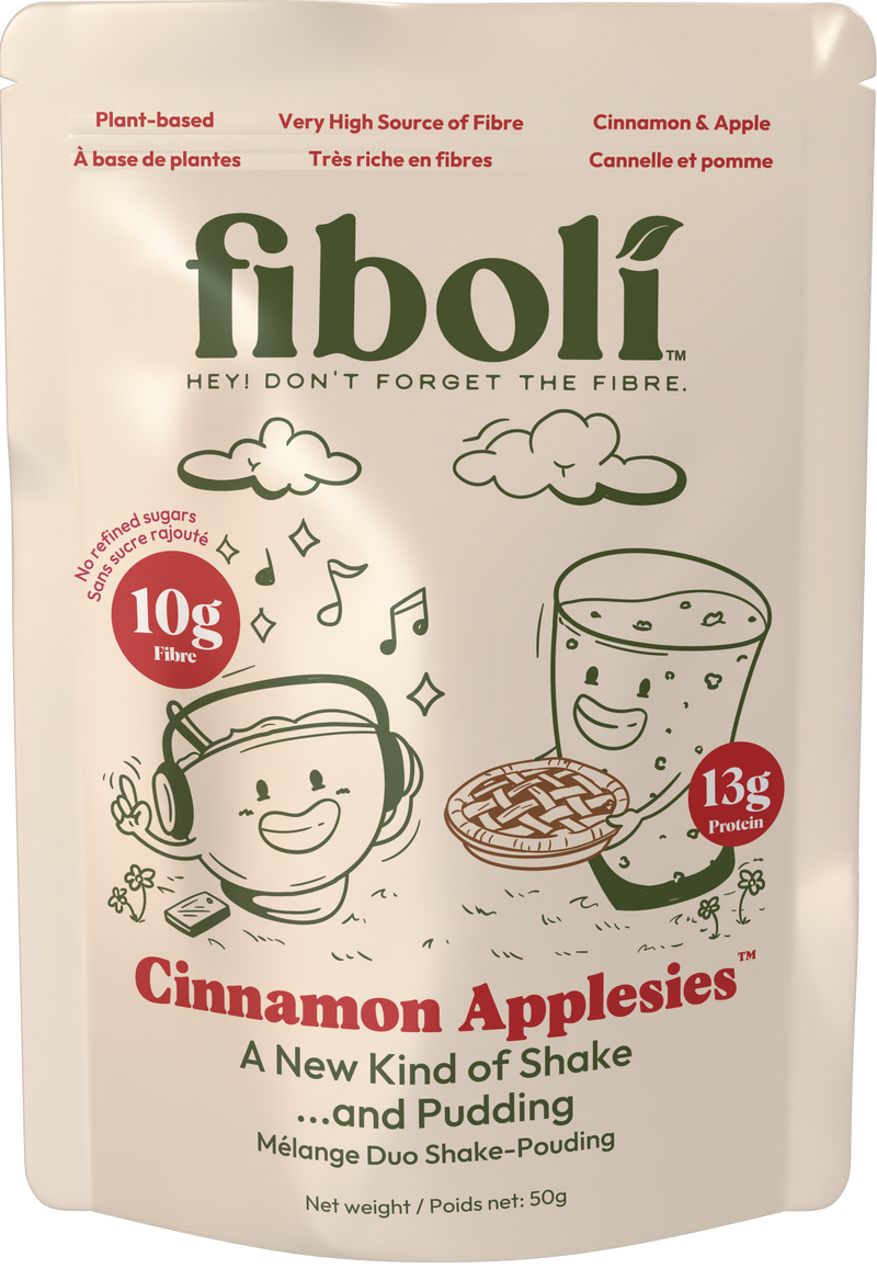 Fiboli Cinnamon Applesies packaging on a white background