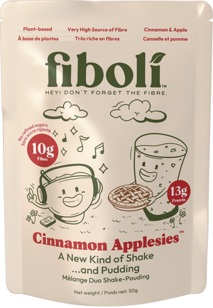 Fiboli Cinnamon Applesies packaging on a white background