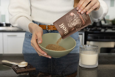 Pour it.
