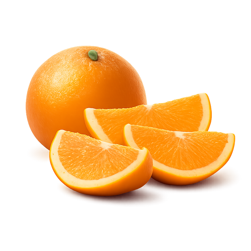 Freeze-dried orange